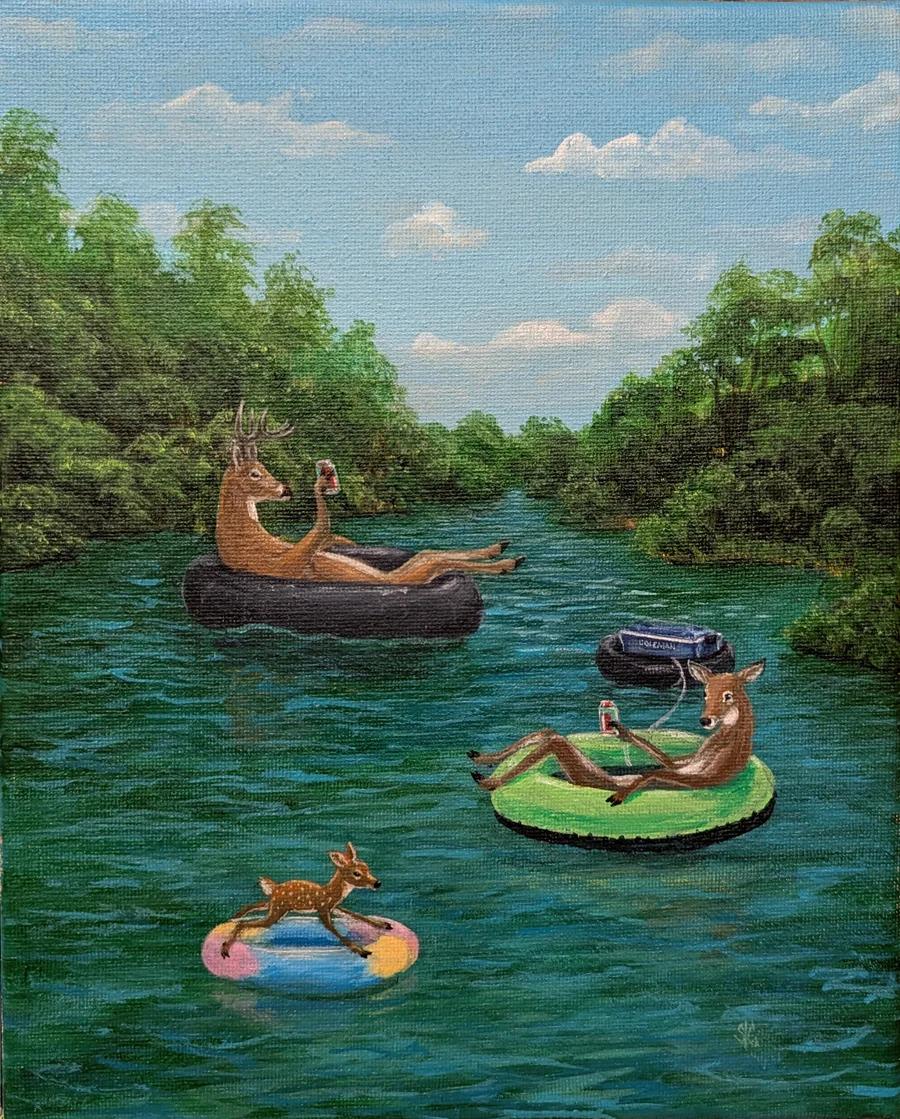 Deer Beer Tubing