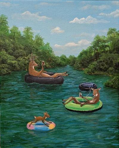 Deer Beer Tubing