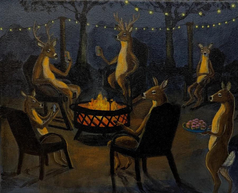Deer Beer Bonfire 